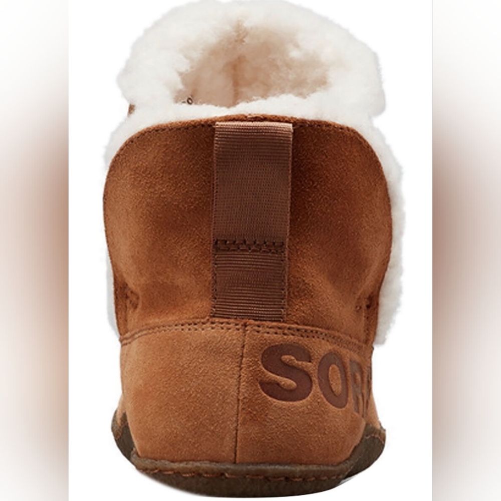Sorel Nakiska Tan Winter Boots with White Trim Size 10 MSRP $104.95 - Picture 5 of 13